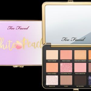 New too faced WHITE PEACH EYE SHADOW PALETTE